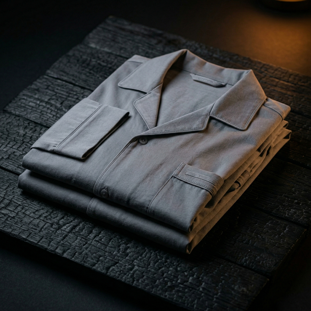 Ash Raw-Edge Sleep Set