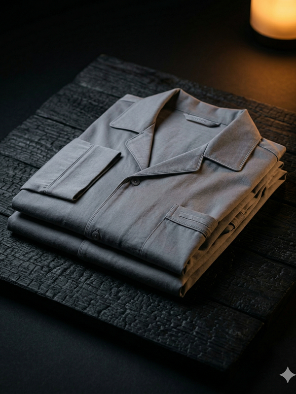 Ash Raw-Edge Sleep Set