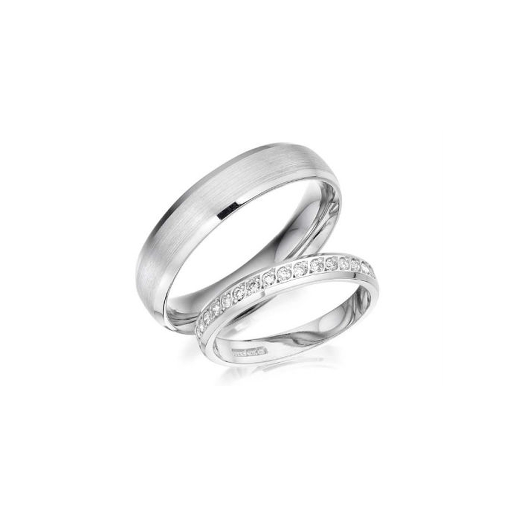 18ct White Gold Eternity Ring