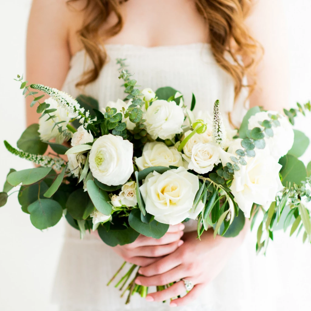 Organic Sage Bridal Bouquet