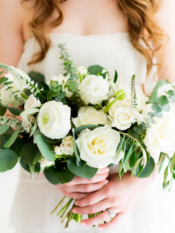 Organic Sage Bridal Bouquet