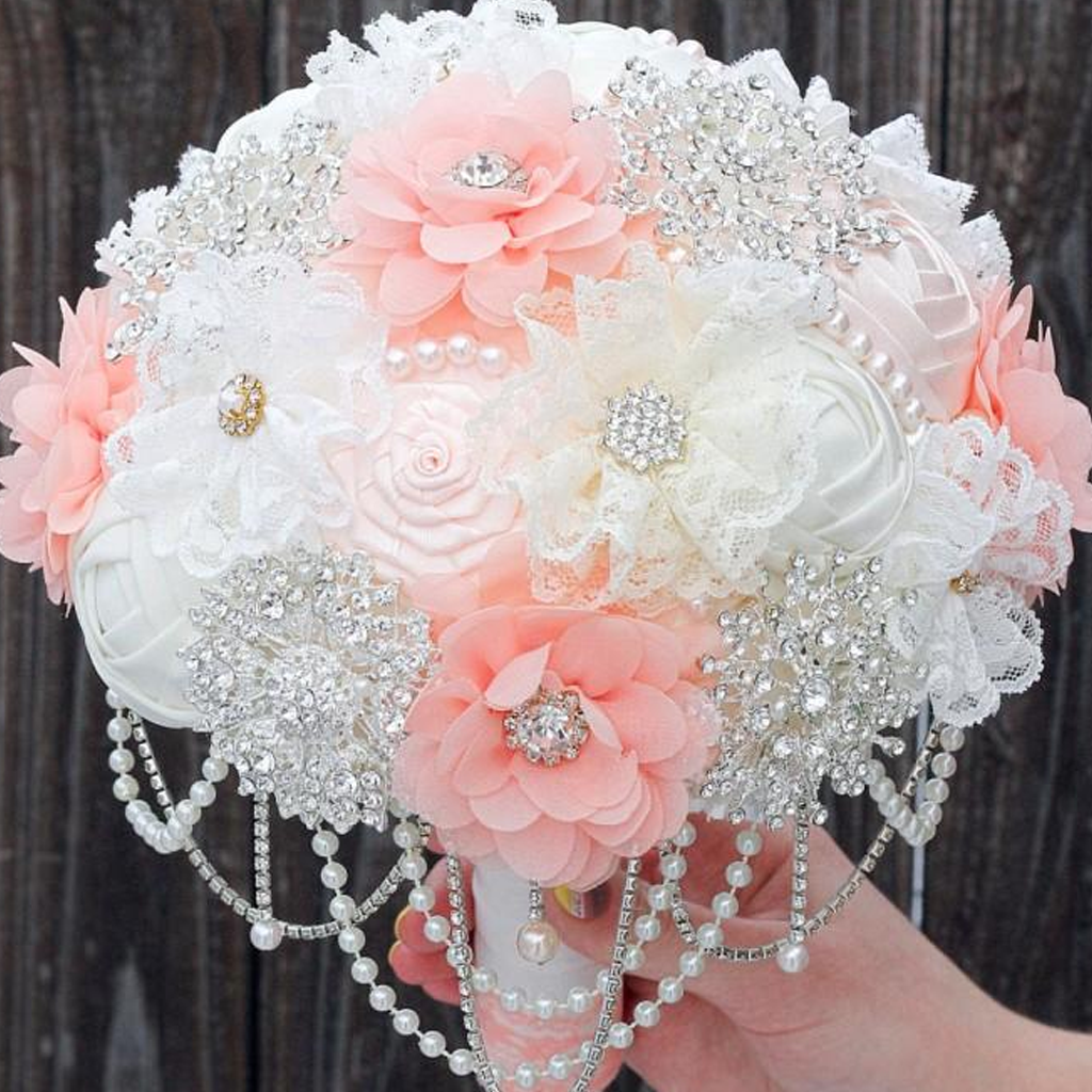 Brooch Bridal Bouquet (Pearl)