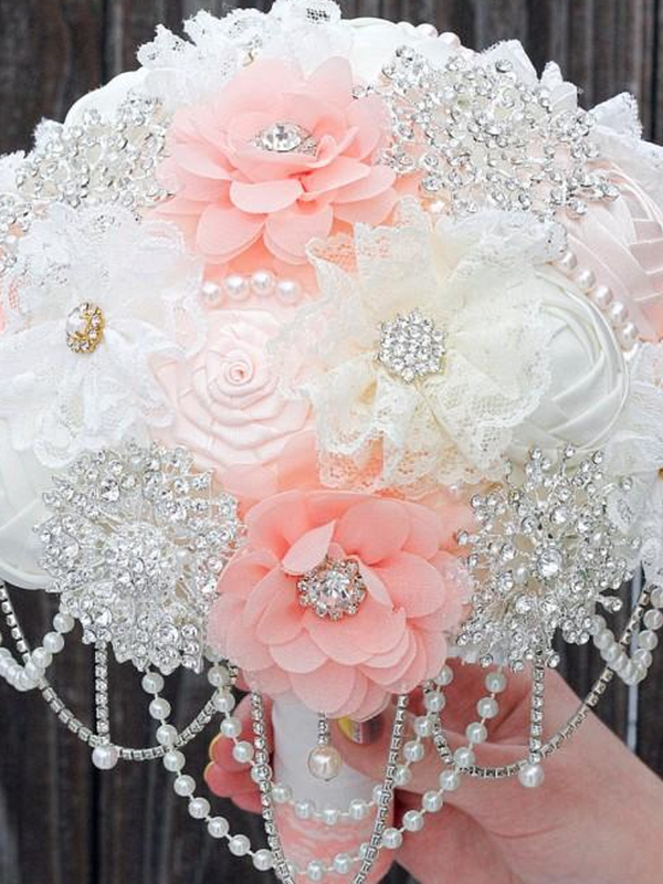 Brooch Bridal Bouquet (Pearl)