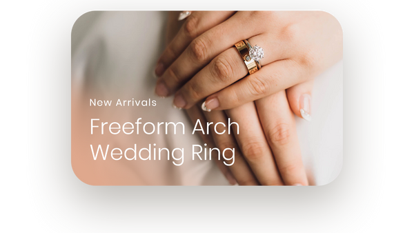 Freeform Arch Wedding Ring