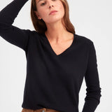 Long V-neck Sweater