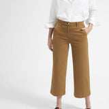Wide Leg Crop Brown