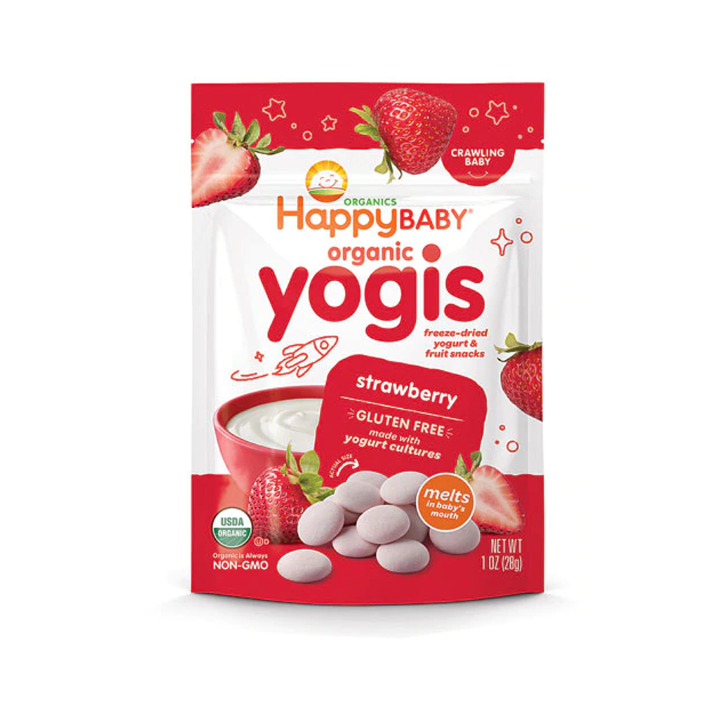 Happy Baby Organic Yogis Baby Food Strawberry