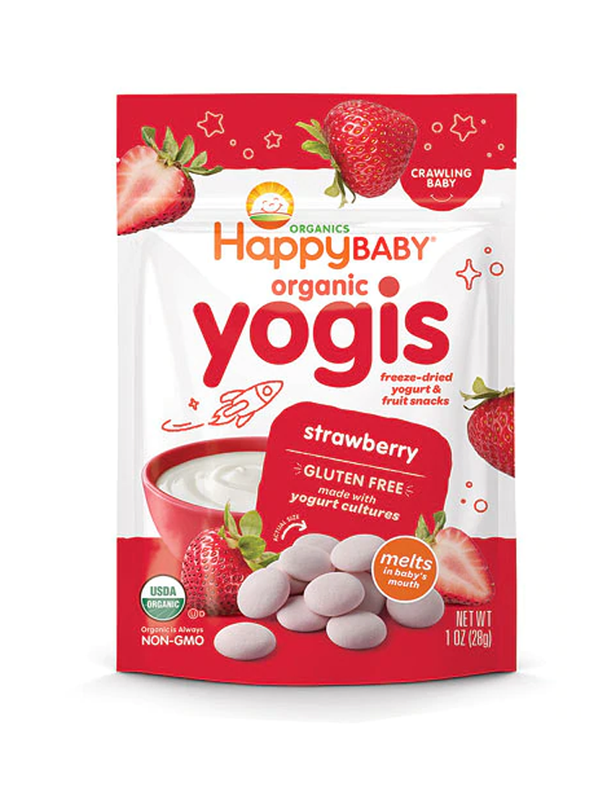 Happy Baby Organic Yogis Baby Food Strawberry