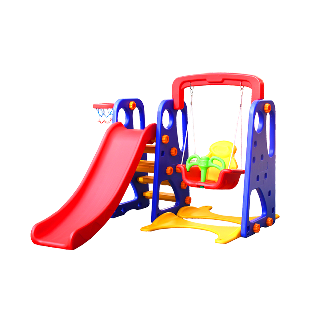 Toy Plastic Slide And Swing Set Kids for Indoor