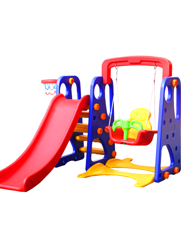 Toy Plastic Slide And Swing Set Kids for Indoor