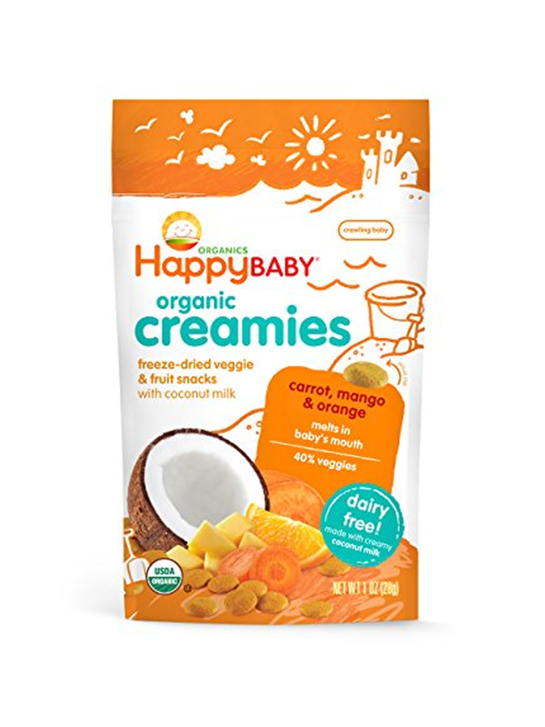 Organic Fruit Snacks, Happy Baby Creamies