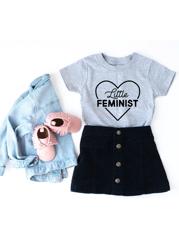 Toddler Girl Clothes, Feminist Shirt Kids