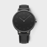 Black Leather Watch