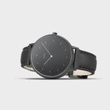 Black Leather Watch