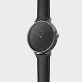 Black Leather Watch